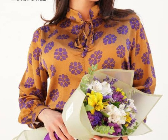 شومیز کلاسیک دی مینالی کدsm003چهارفصل